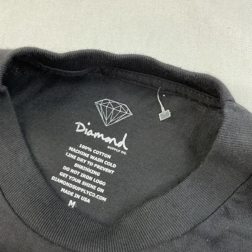 Diamond Supply‎ T-Shirt Men Sz M USA Diamond Lifers Harlem Globe Trotters Tee - Picture 4 of 8